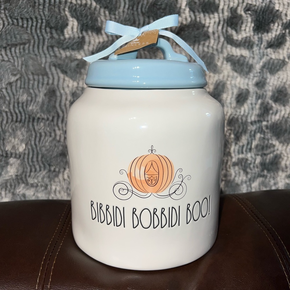 Rae Dunn Bibbidi Bobbidi Boo! CookieJar/Canister